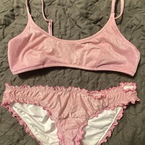 Victoria's Secret Pink Shimmer Swim Bra